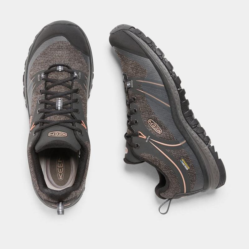 Keen Terradora Waterproof Womens Hiking Shoes Deep Grey Sale (9784-FDMWJ)